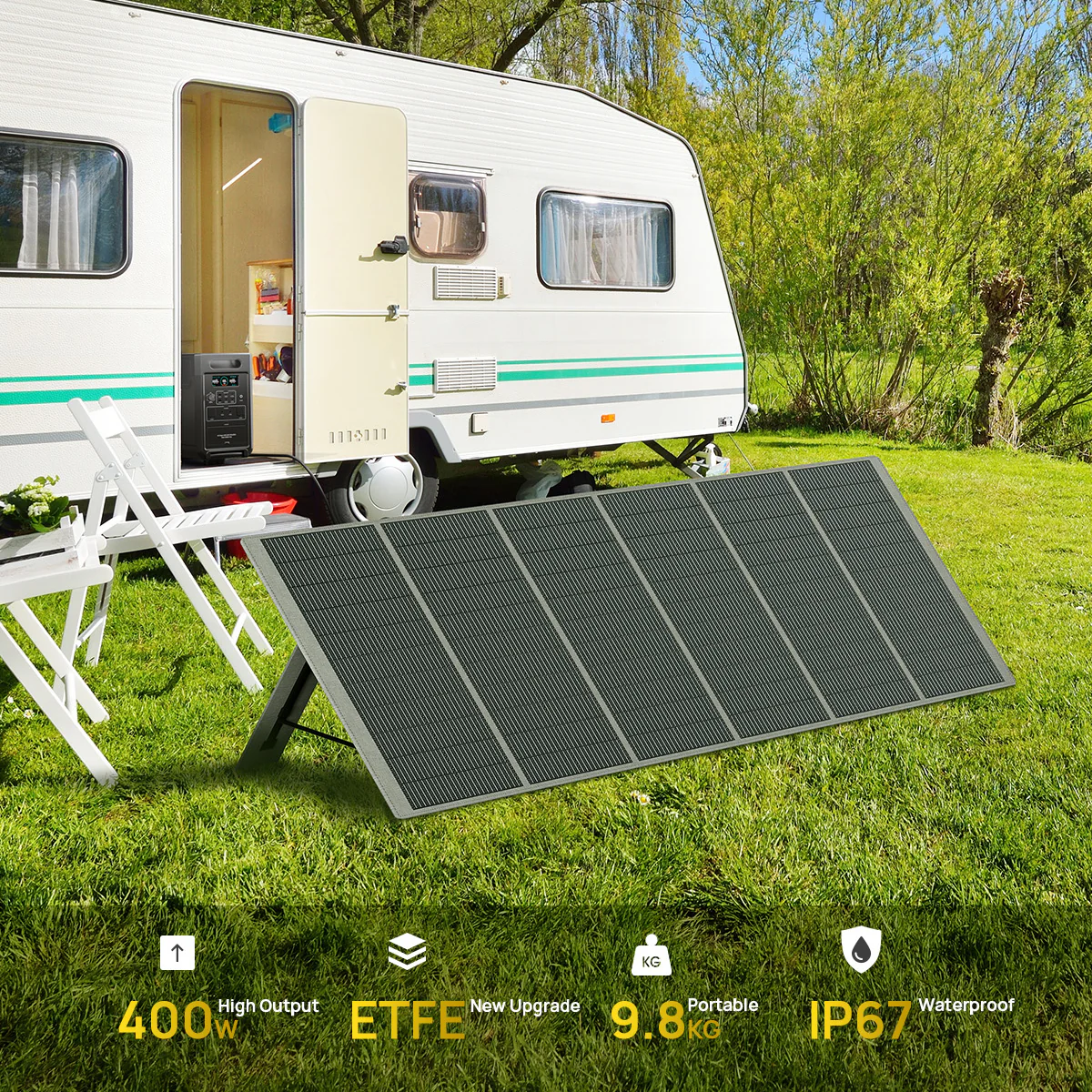 AFERIY ‎S400A1 400W Portable Foldable Solar Panel - Image 5
