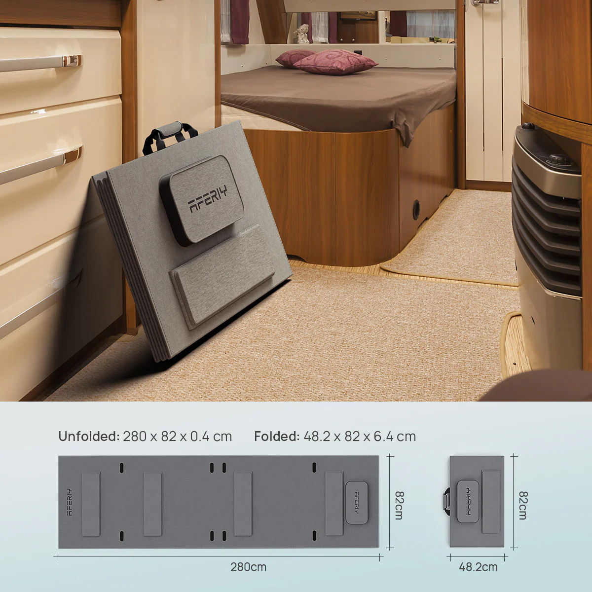 AFERIY ‎S400A1 400W Portable Foldable Solar Panel - Image 8