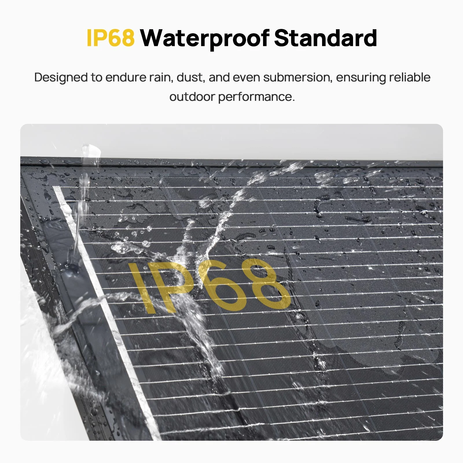 AFERIY AF-SG120 120W Monocrystalline Glass Solar Panel - Image 4