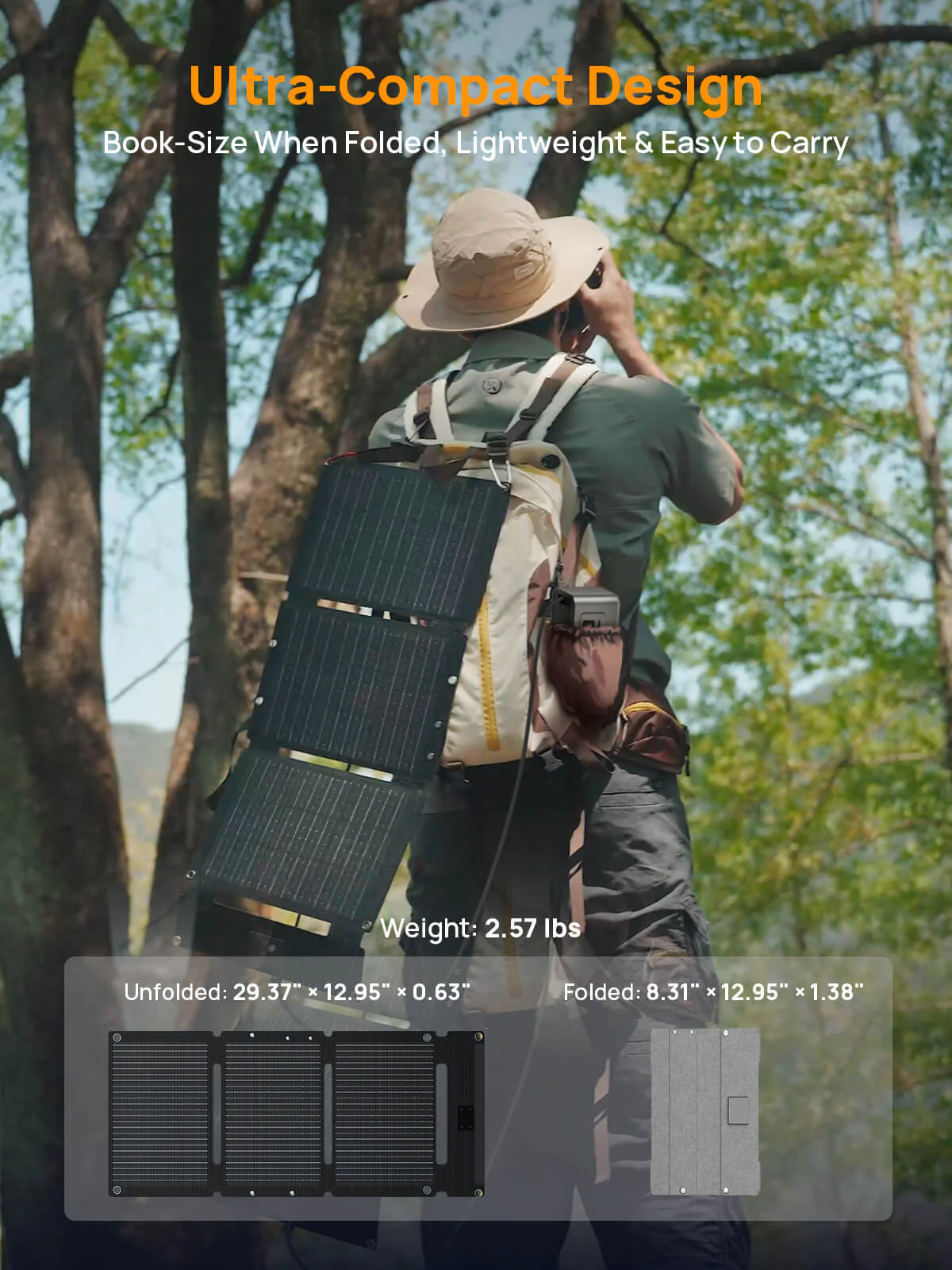 AFERIY 100W Portable Power Station with 30W Mini Solar Panel - Image 3