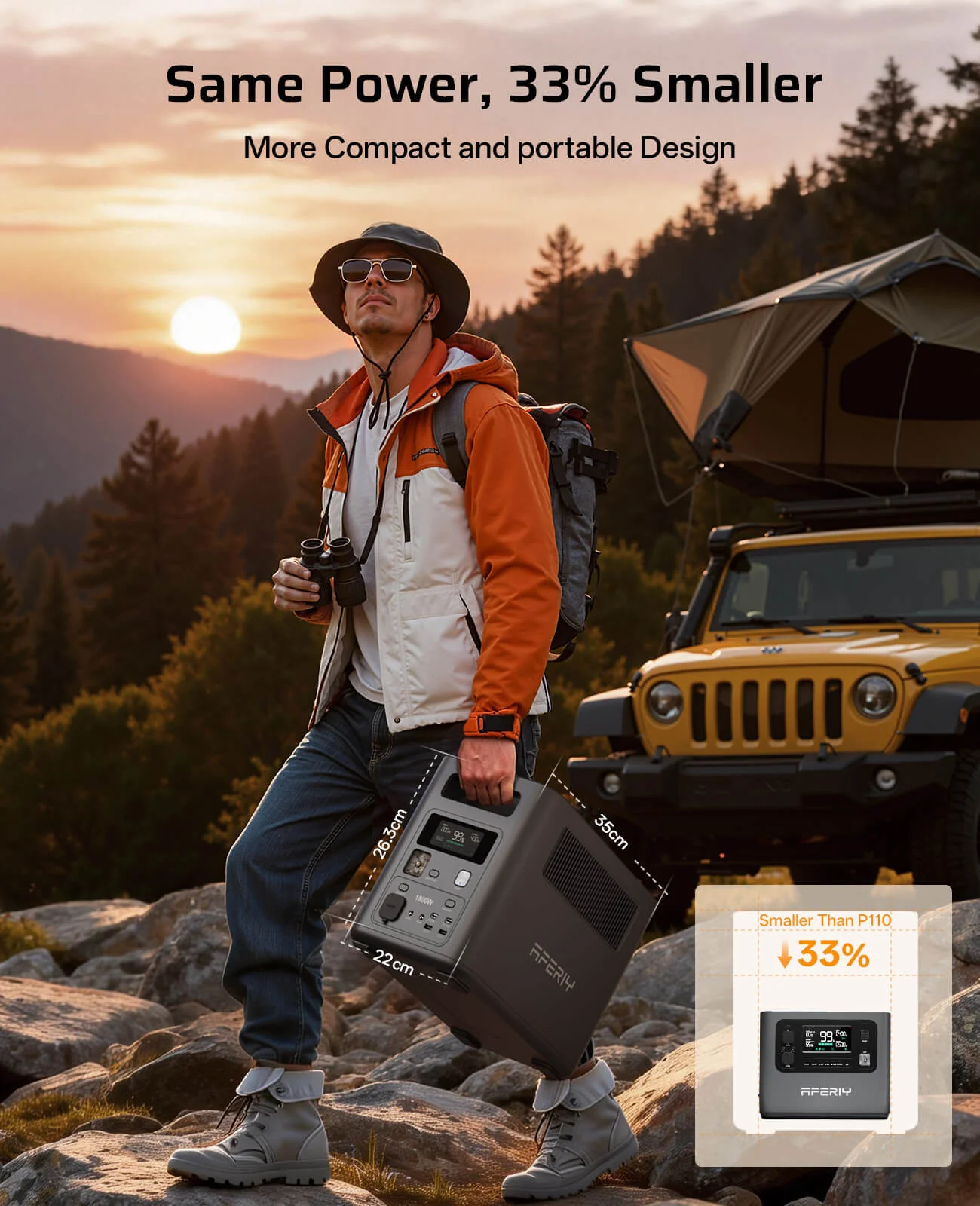 AFERIY Nomad1800 Portable Power Station 1800W 1024Wh - Image 3