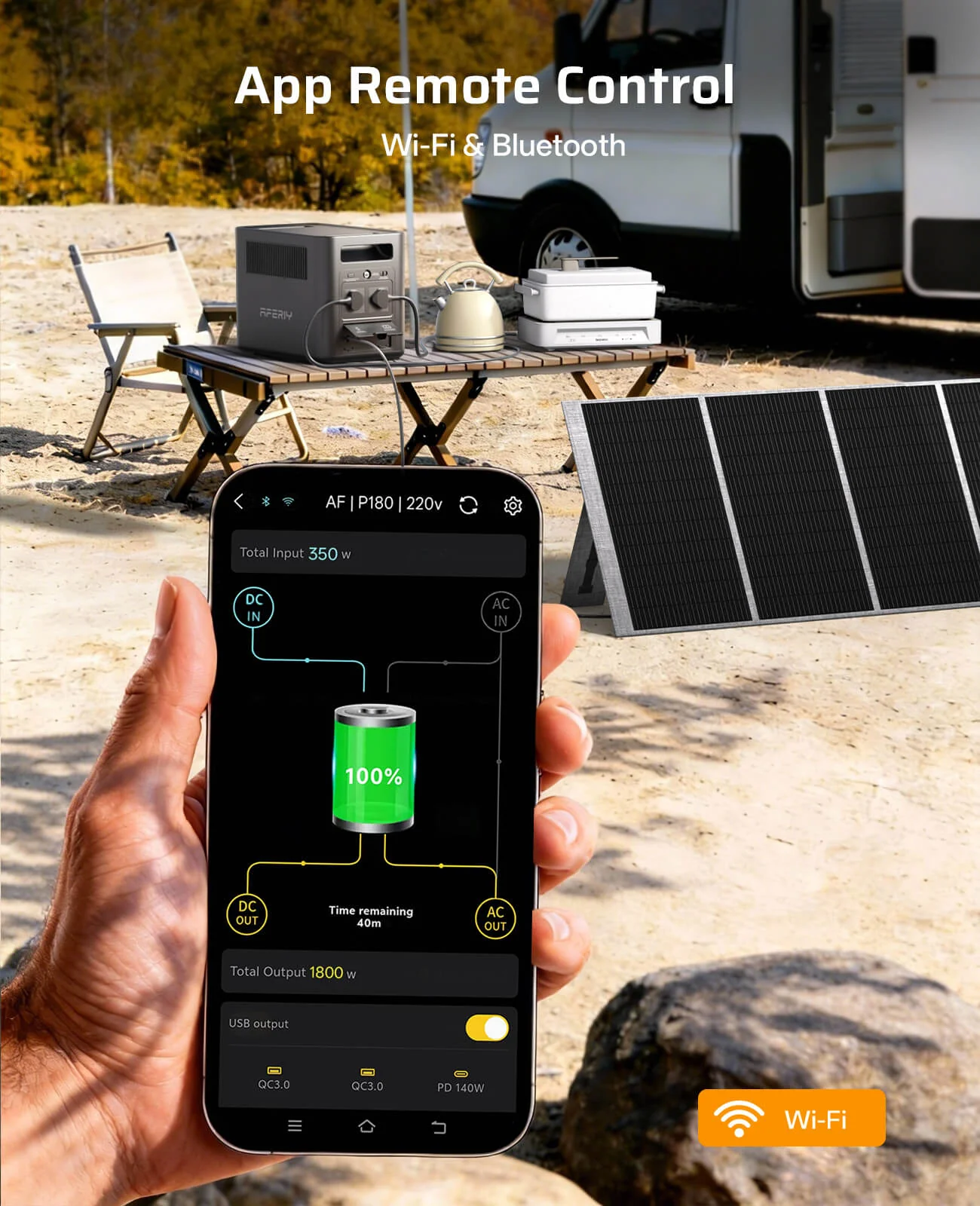AFERIY Nomad1800 Portable Power Station 1800W 1024Wh - Image 4