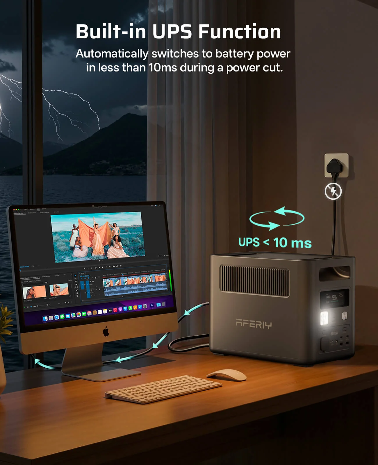 AFERIY Nomad1800 Portable Power Station 1800W 1024Wh - Image 5