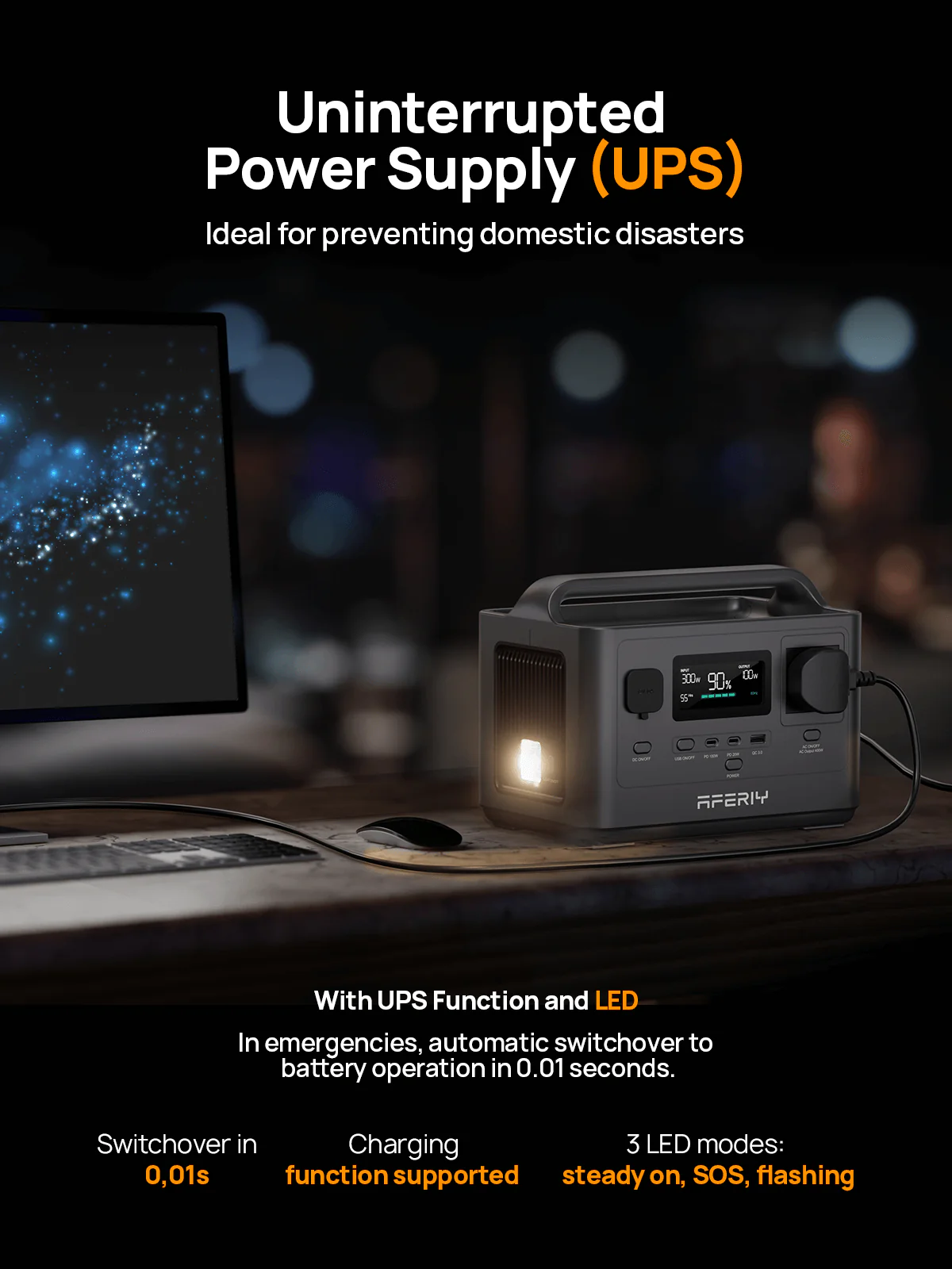 AFERIY P040 Portable Power Station 400W 256Wh - Image 6