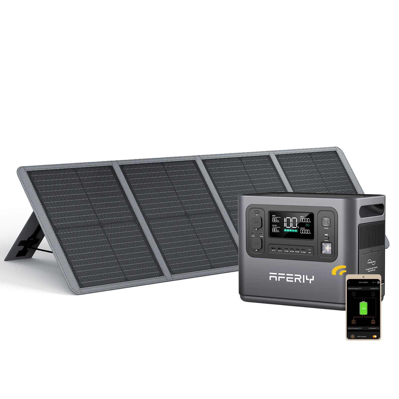 AFERIY P110-E 1200W 1008Wh Portable Power Station | APP Control - Image 3