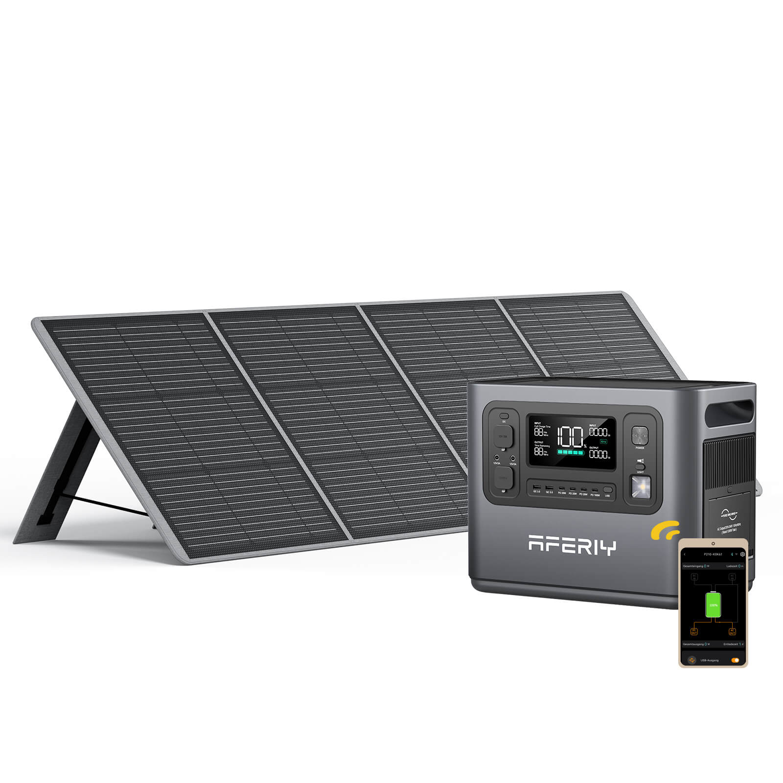 AFERIY P110-E 1200W 1008Wh Portable Power Station | APP Control - Image 4