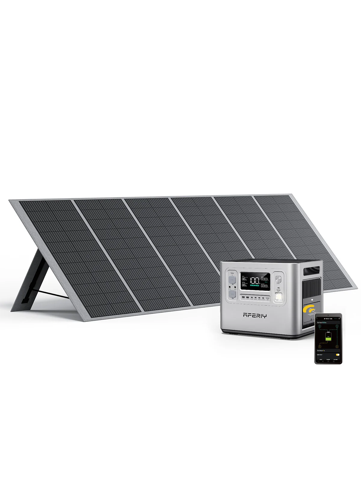 AFERIY P210 2400W 2048Wh Silver Portable Power Station - Image 8