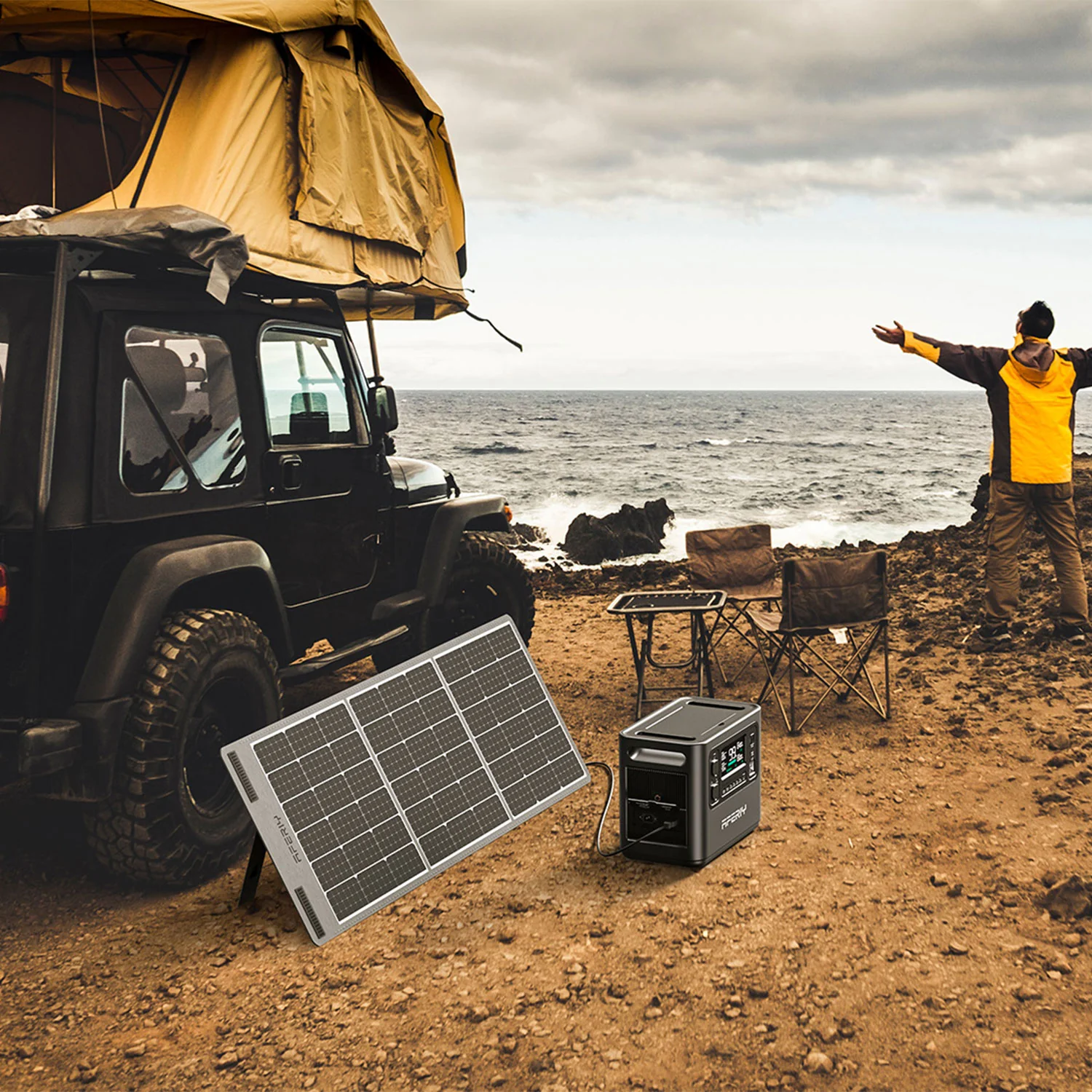 AFERIY P210 2400W Solar Generator Kit - Image 11