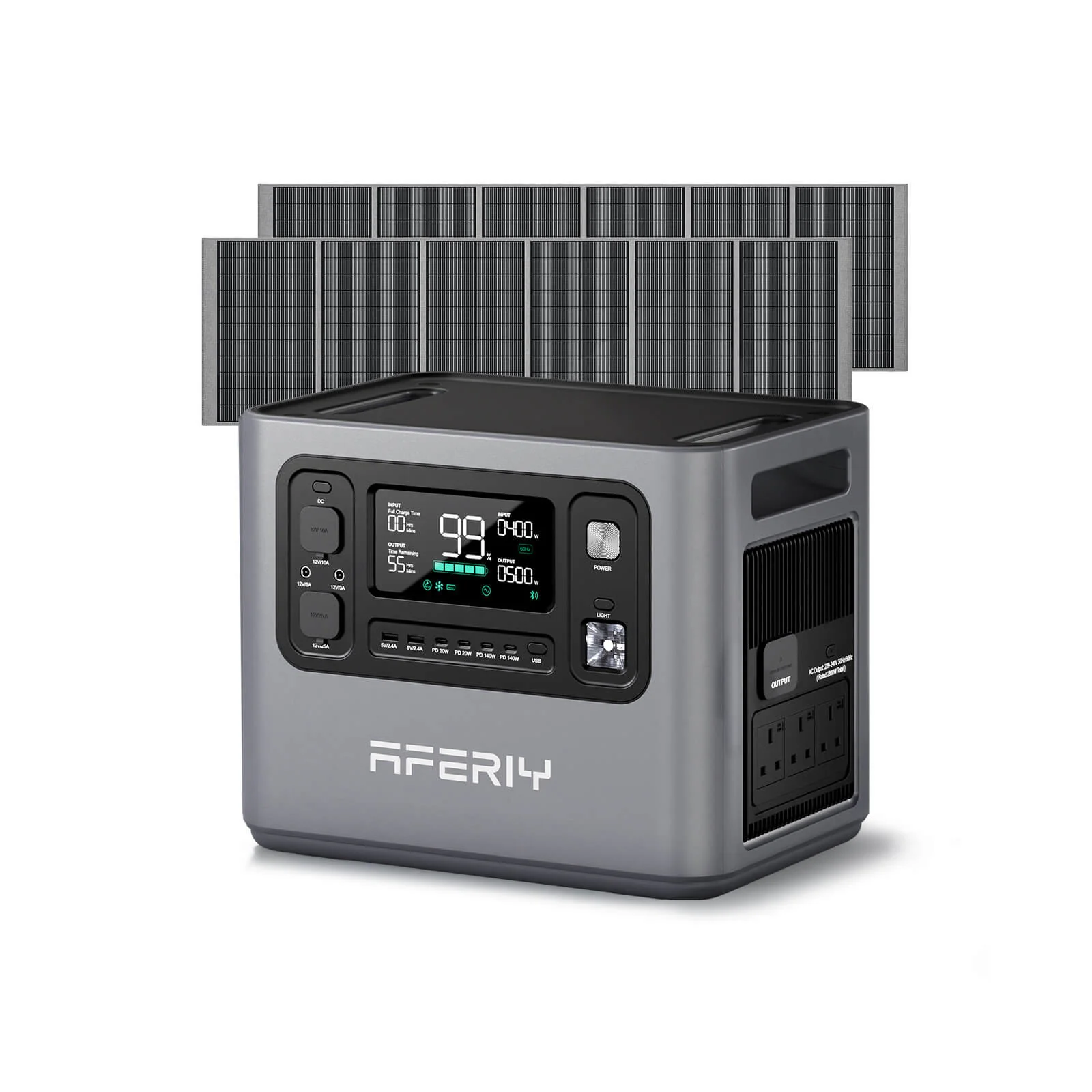 AFERIY P280 2800W Solar Generator Kit - Image 11