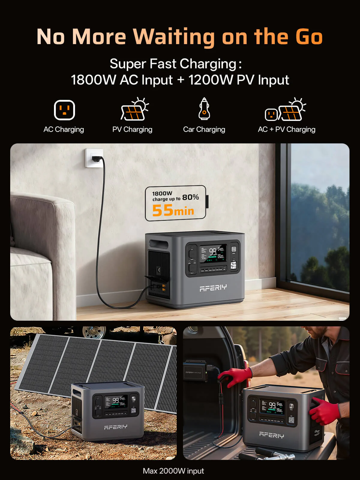 AFERIY P280 2800W 2048Wh Portable Power Station - Image 8